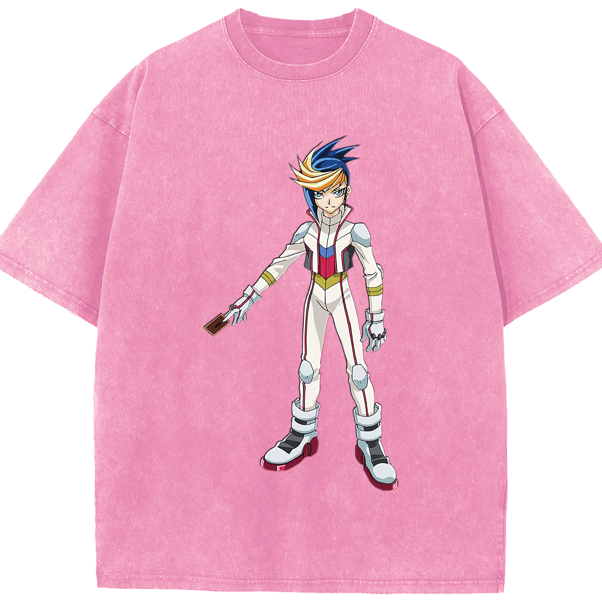 （画像用） 遊☆戯☆王 Yu-Gi-Oh! 綿100% ヴィンテージ風 半袖Tシャツ（フロントプリント）